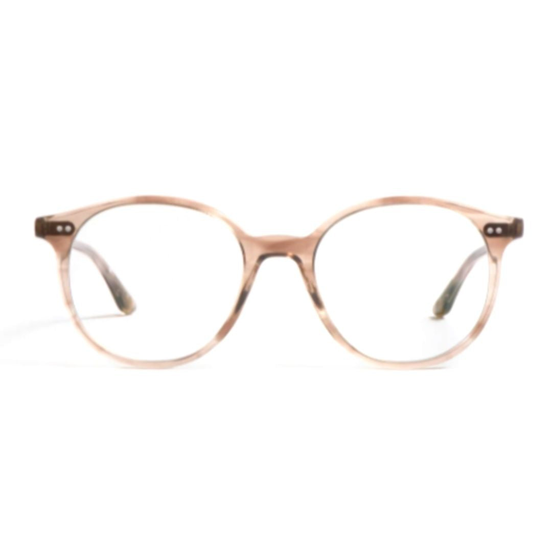Peter And May Candy Rounded Translucent Acetate Eyeglasses In Soft Beige