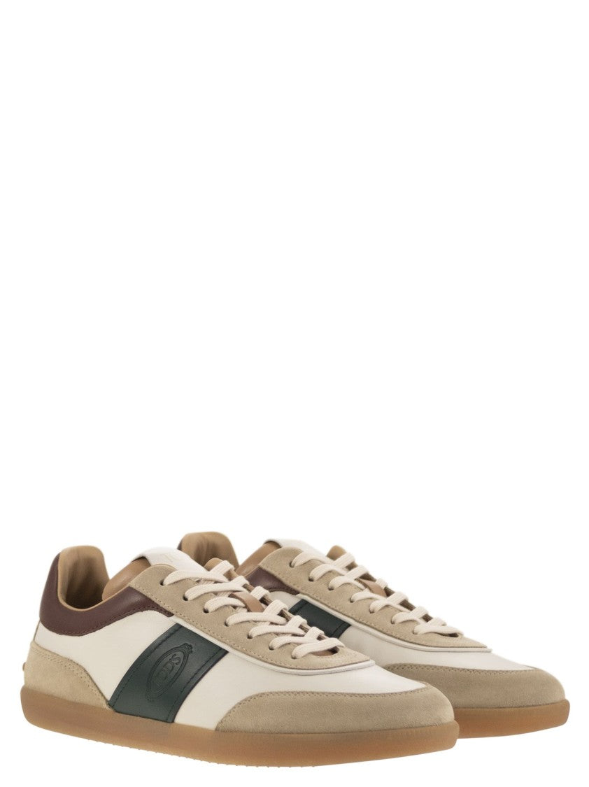 Tod's Suede Leather Tabs Sneakers