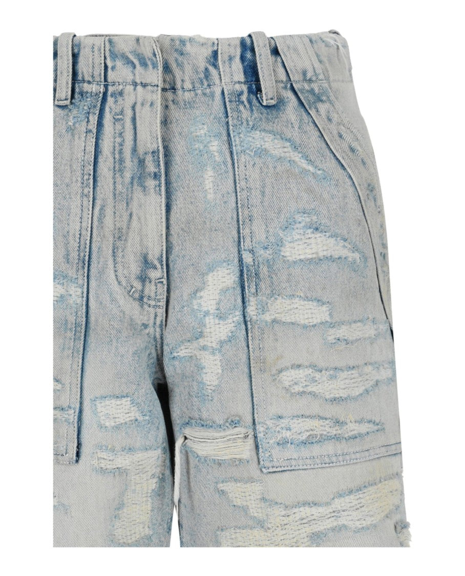 Givenchy Distressed Denim Shorts