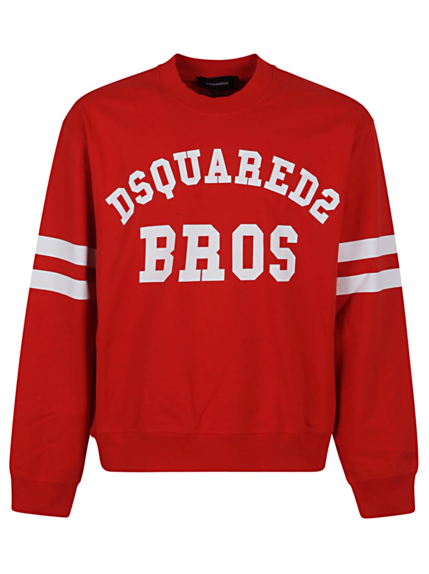 Dsquared2 Contrasting Stripe Cotton T-Shirt