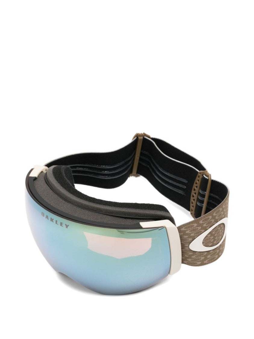 Oakley Iridescent Finish Wraparound Sunglasses