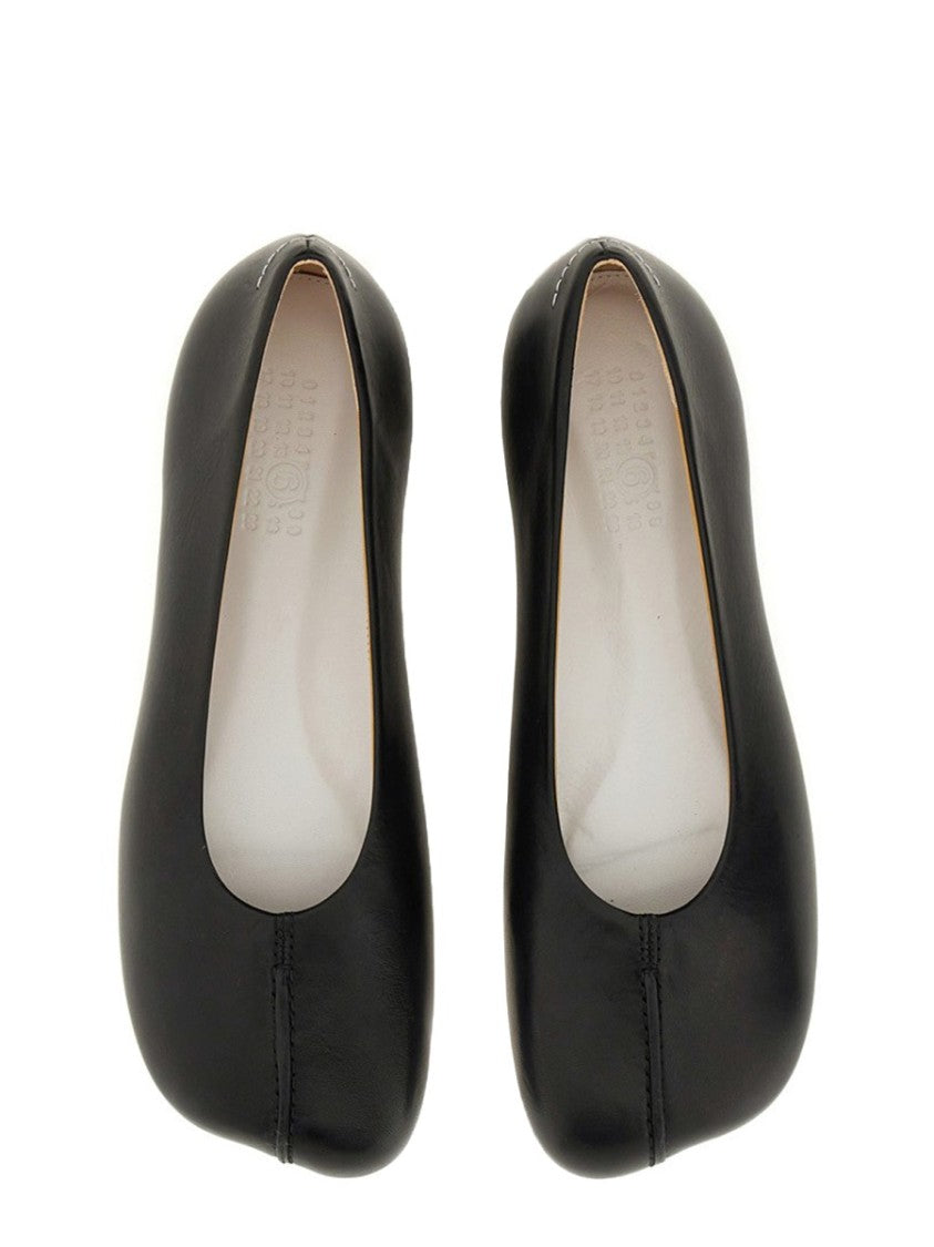 Mm6 By Maison Margiela Leather Ballerina