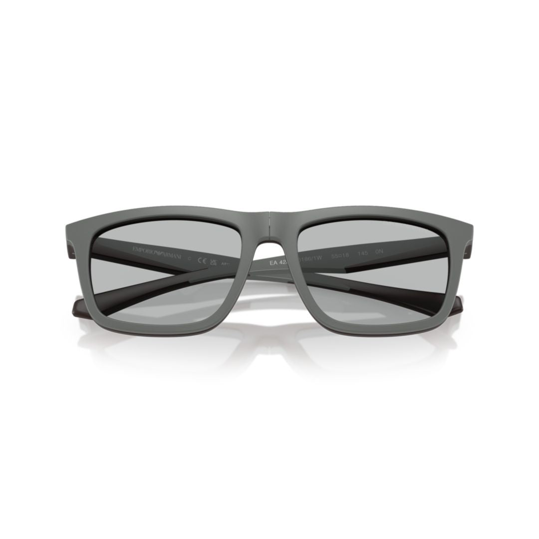 Emporio Armani 0Ea4235 Rectangular Clip-On Eyeglasses