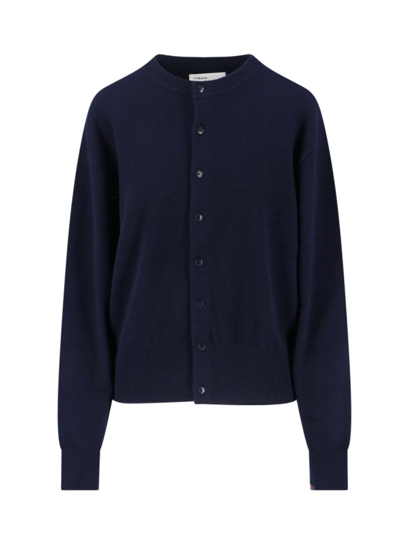 Extreme Cashmere Navy N°436 Luce Cashmere-Blend Cardigan