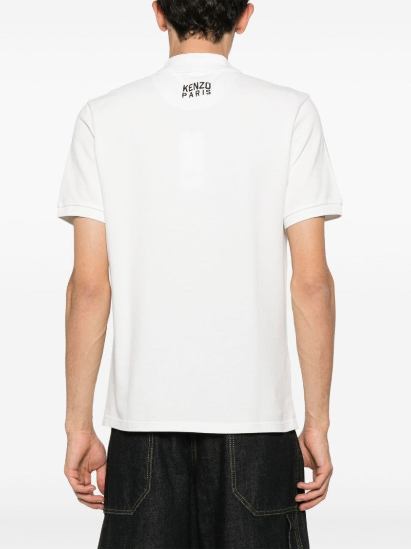 Kenzo Luxury White T-Shirt With Embroidered Tiger Logo