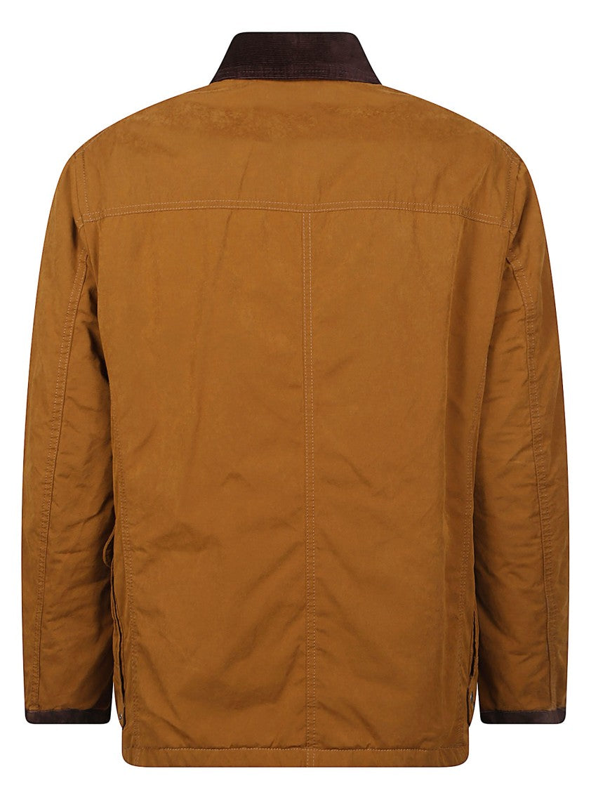 Fay 4 Ganci Washed Brown Archive Toggle Jacket