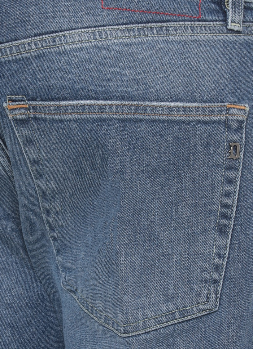 Dondup Blue Icon Cotton Jeans
