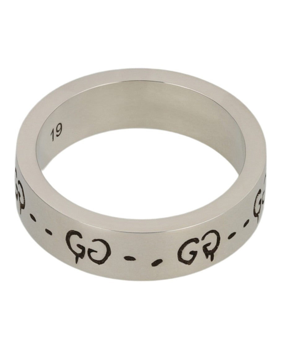 Gucci Sterling Silver Ghost Ring 6Mm