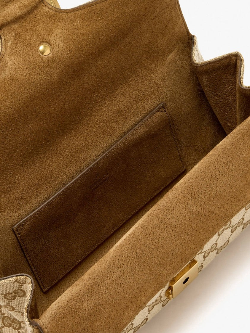 Gucci Beige Dionysus Canvas Shoulder Bag