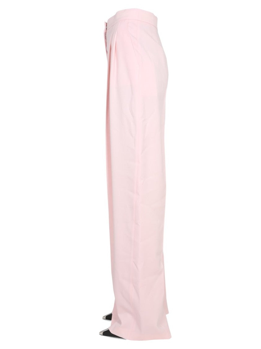 Alexander Mcqueen Wide-Leg Pants With Concealed Front Closure