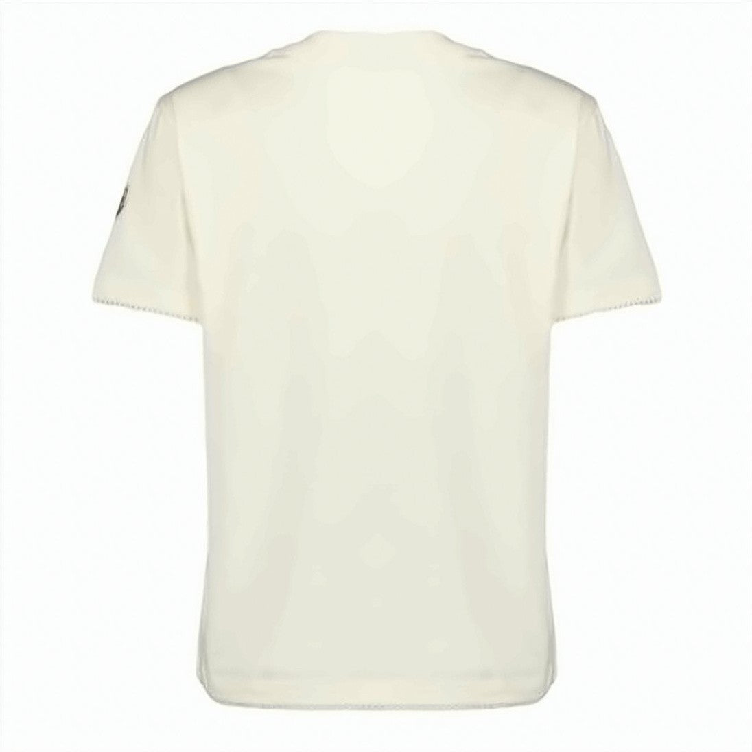 Moncler Short-Sleeved Crew Neck T-Shirt With Scalloped Edges