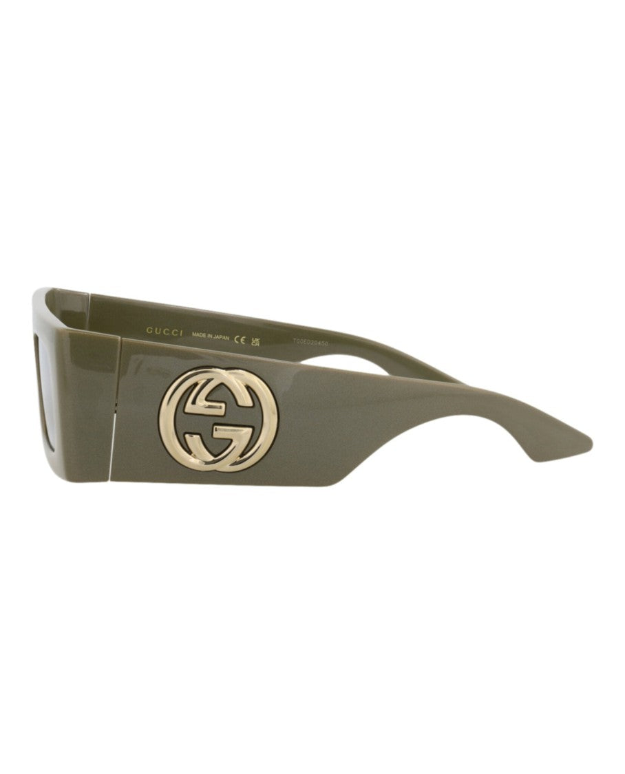 Gucci Shield-Frame Injection Sunglasses