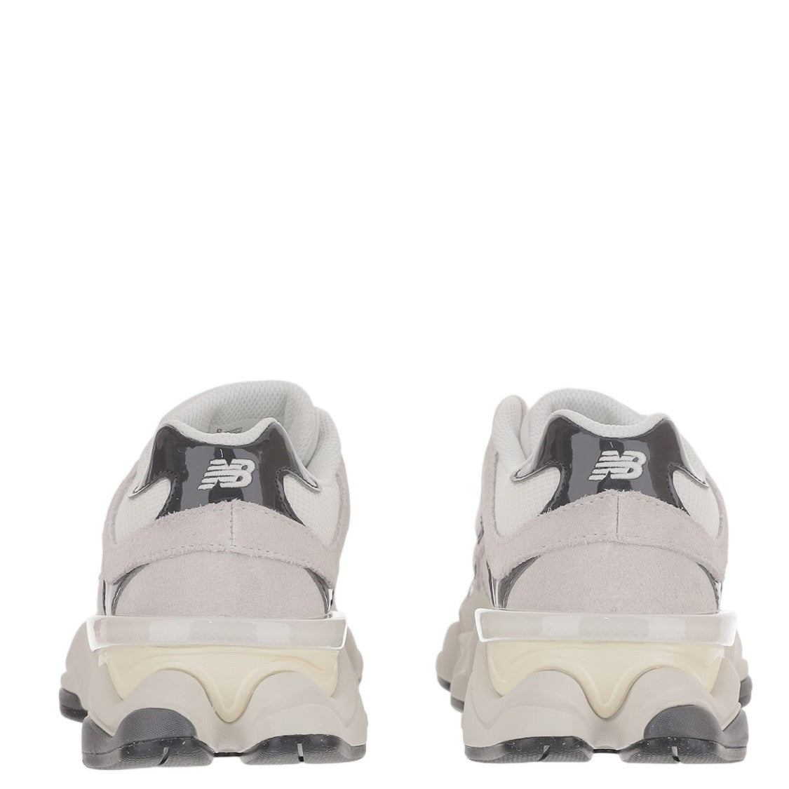 New Balance Black 9060 Multi-Layered Suede Panel Sneakers