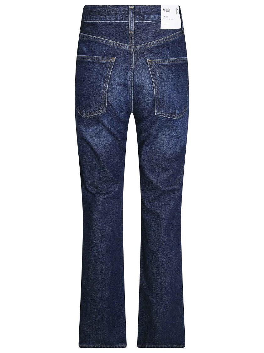 Agolde High-Rise Vintage Straight-Leg Jeans