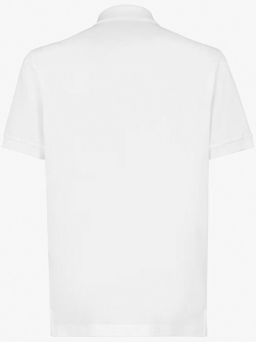 Fendi Slim-Fit Black Classic Collar Logo Polo