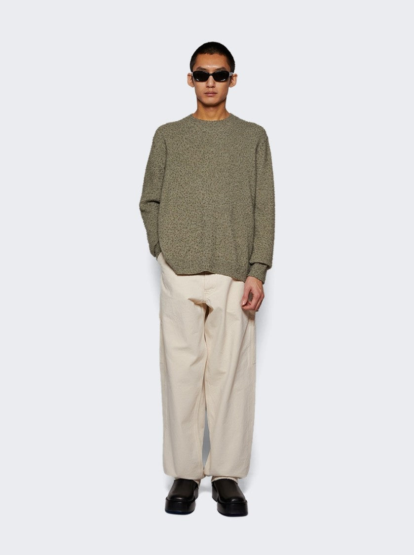 Maison Margiela Crewneck Sweater Sage Green