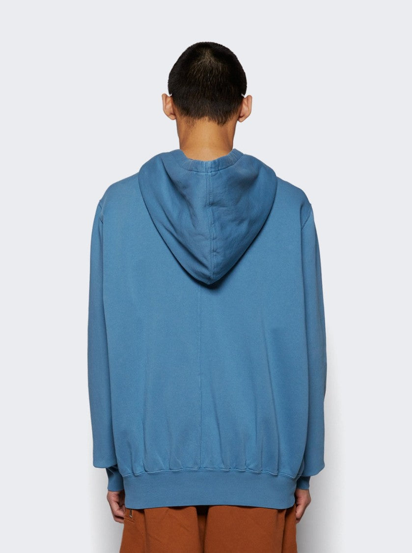 Drkshdw By Rick Owens Oversized Hoodie Toothpaste And Orange