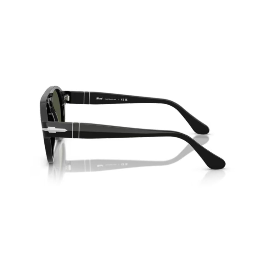Persol 0Po3370s Classic Aviator Sunglasses With Sturdy Acetate Frame