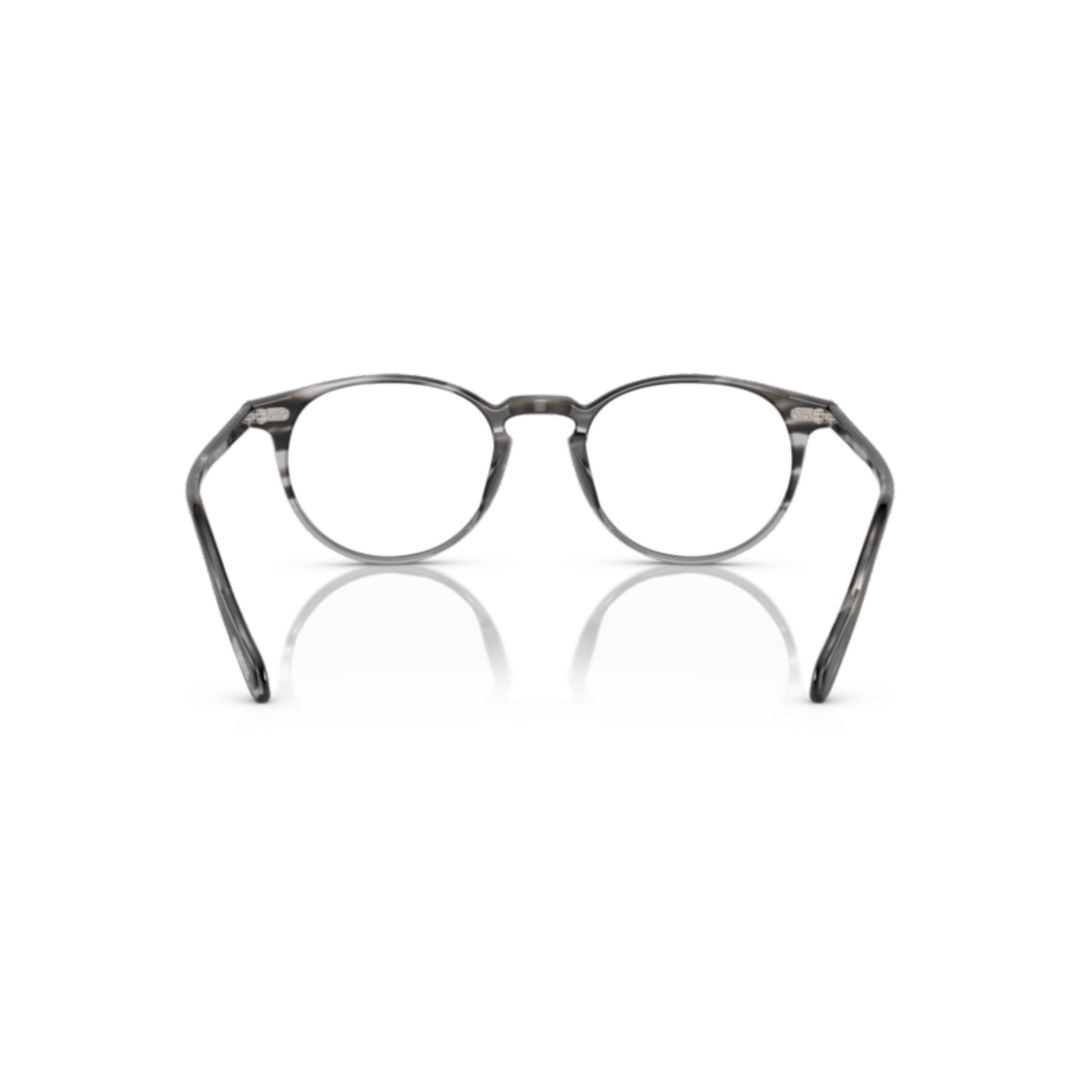 Oliver Peoples 0Ov5004 Translucent Grey Marbled Acetate Eyeglasses With Keyhole Bridge