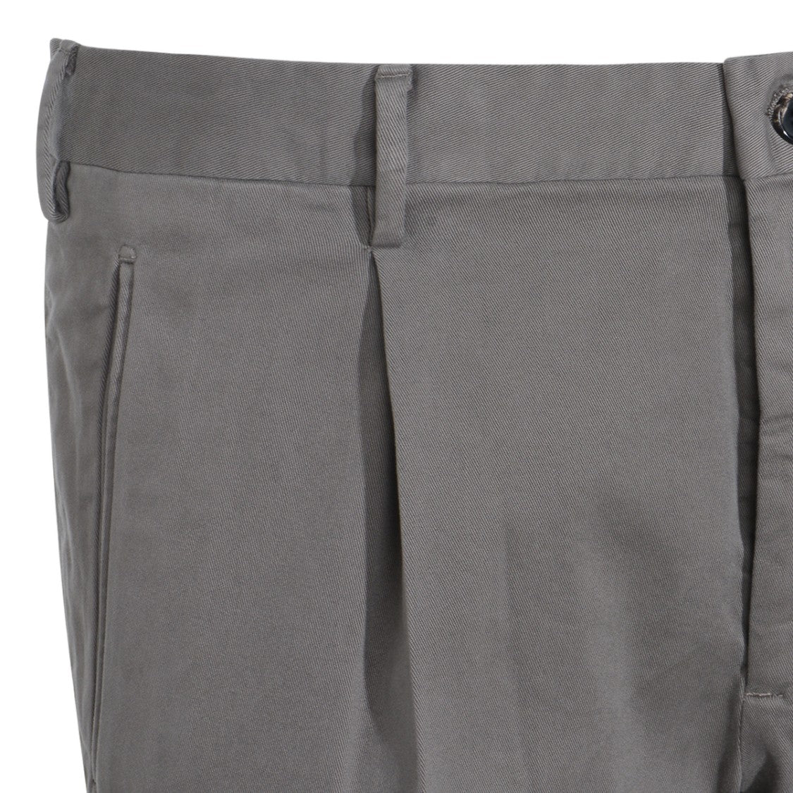 Incotex Tailored Grey Trousers With Pleated Waistband