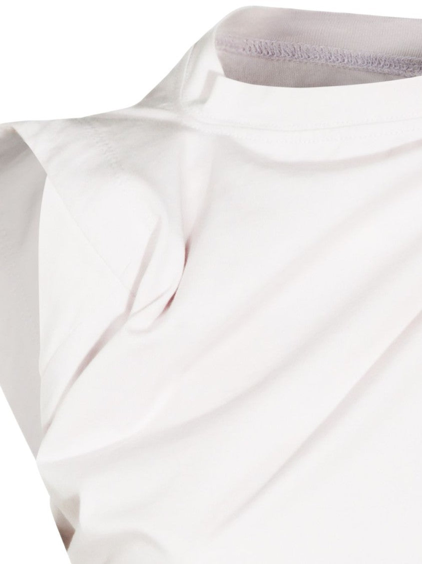 Vivienne Westwood Asymmetrical Short-Sleeve Embroidered Top