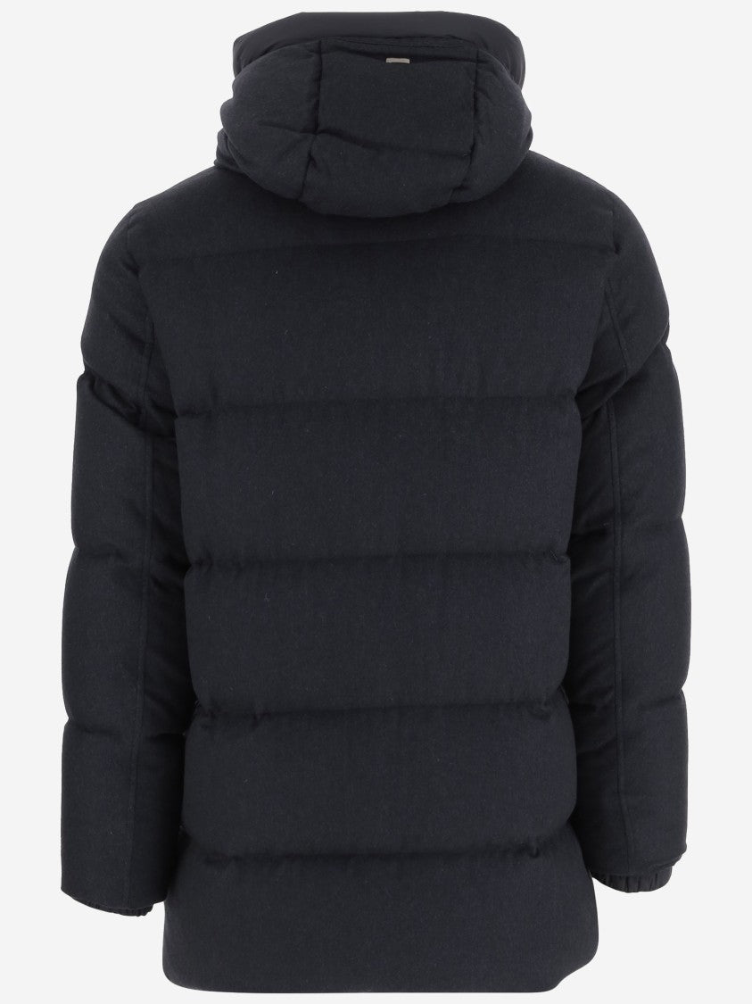 Herno Silk And Cashmere Padded Down Jacket