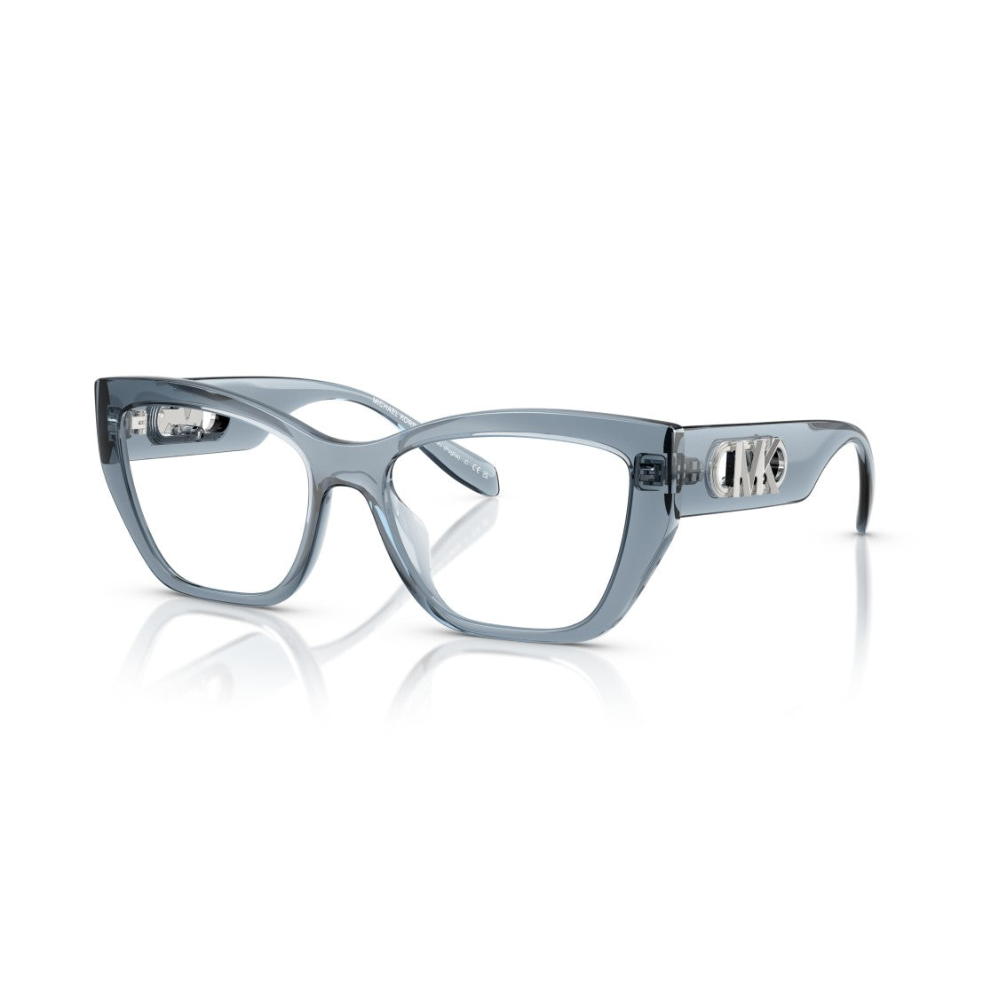 Michael Kors 0Mk4149u Oversized Square Frame Sunglasses In Translucent Smoky Blue