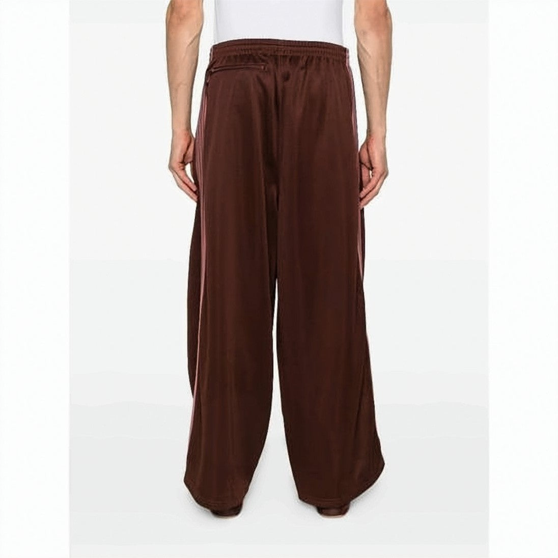 Needles Wide-Leg Jogger Pants With Contrasting Side Stripes