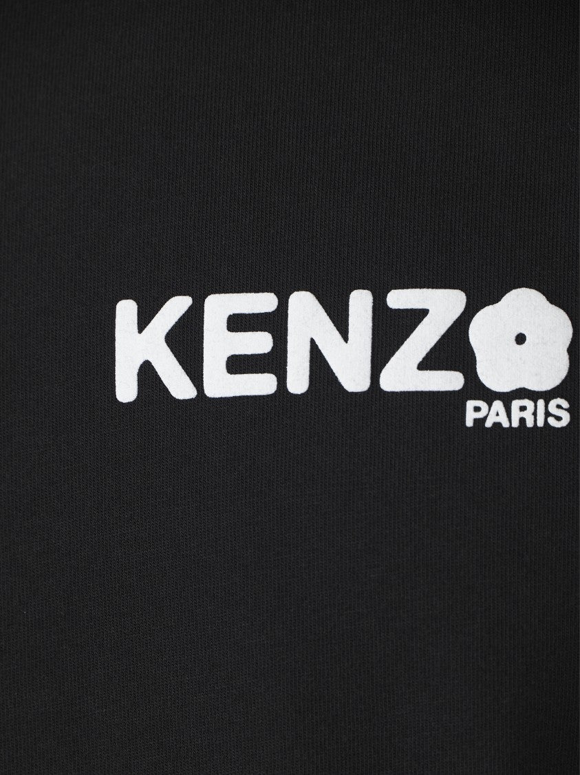 Kenzo Relaxed-Fit Cotton T-Shirt With Contrasting Logo Print