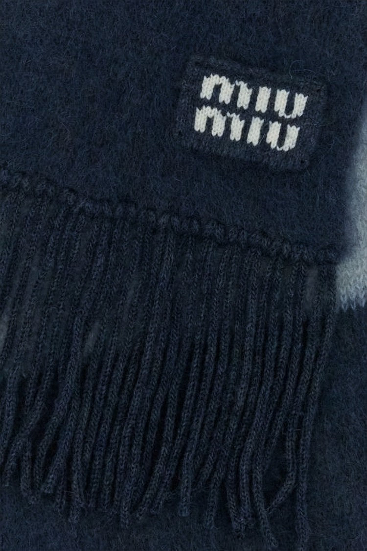 Miu Miu Soft Mohair And Wool Scarf