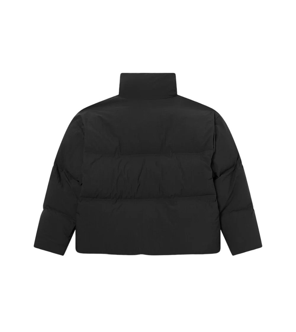 Perplex Black Cropped Oversized Down Jacket