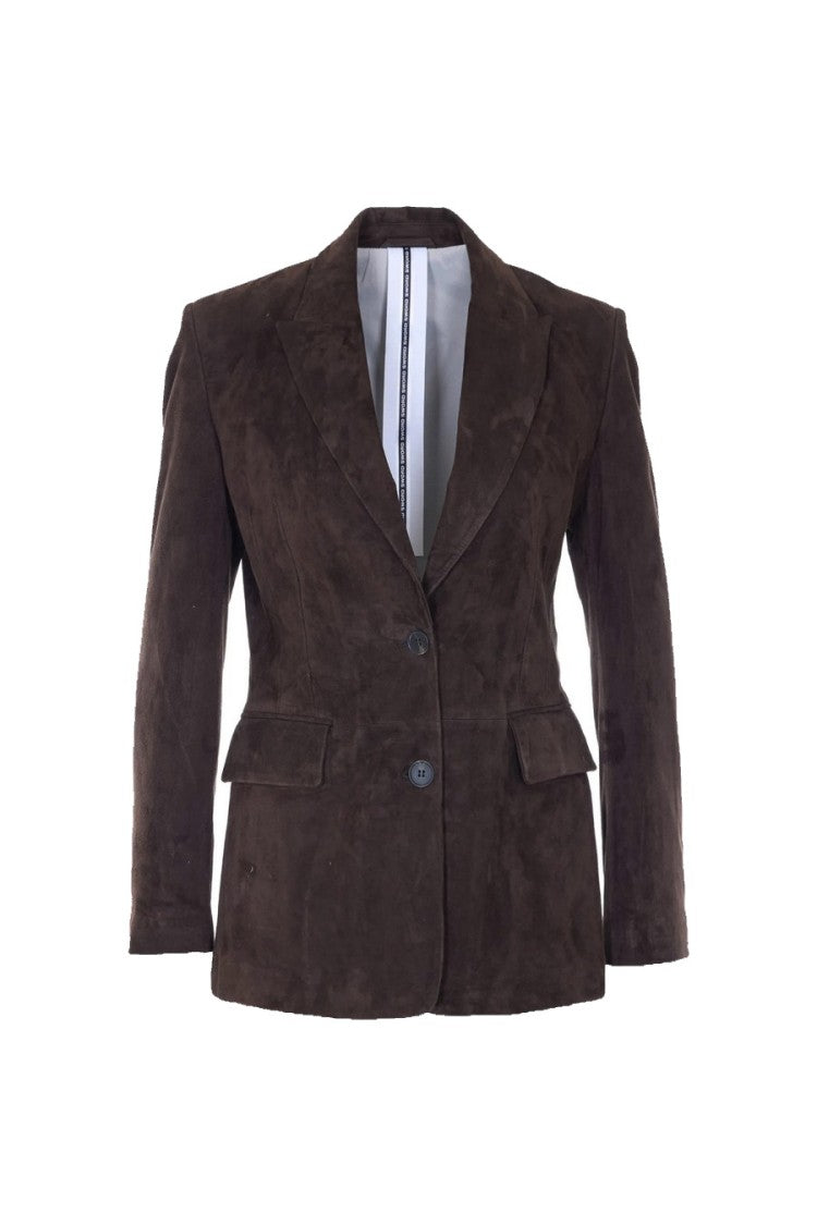 S.W.O.R.D. Brown Wool-Blend Notch-Lapel Blazer