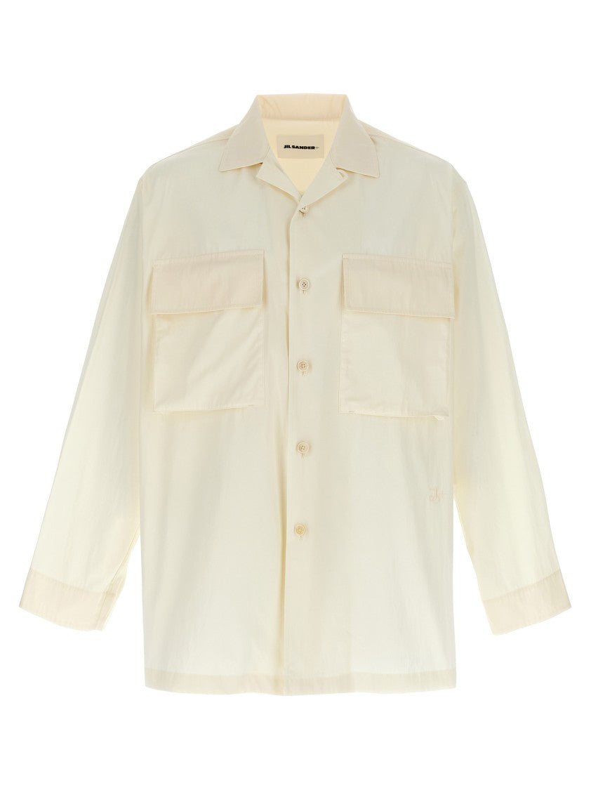 Jil Sander Logo Embroidery Shirt