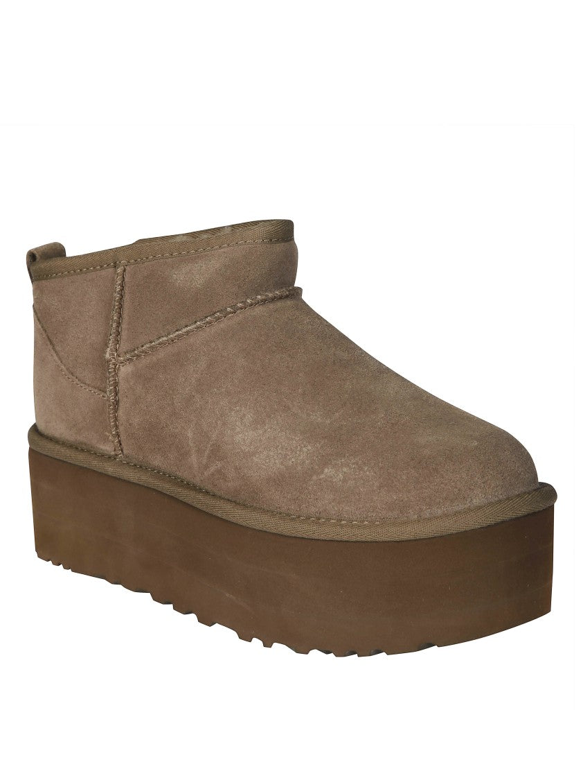 Ugg Classic Ultra Mini Platform Suede Boots