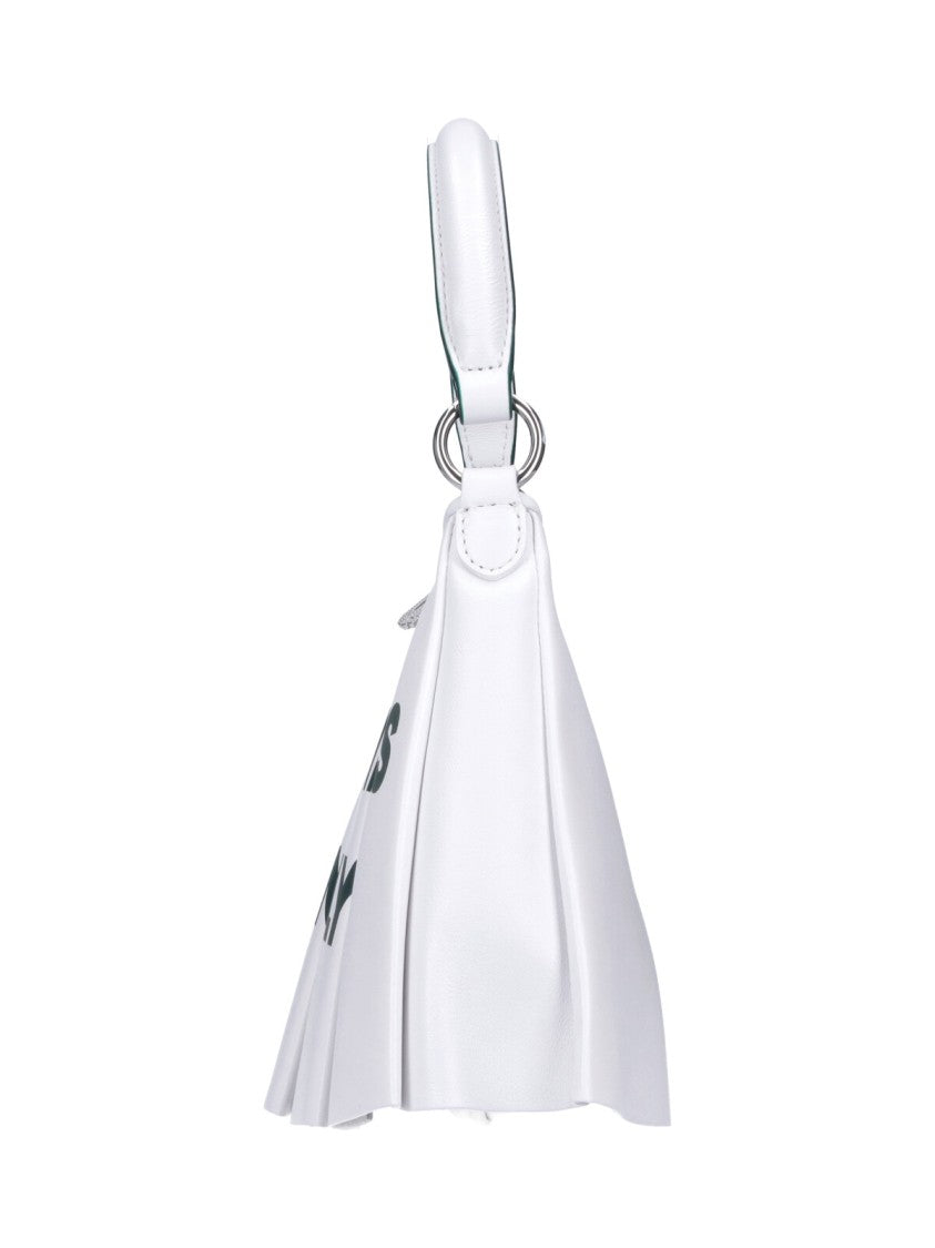 Lacoste White Lenglen Small Contrast Logo Bag