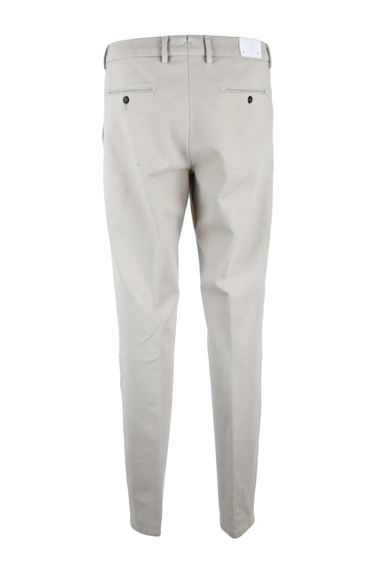 Eleventy Cotton Stretch Trousers - Beige