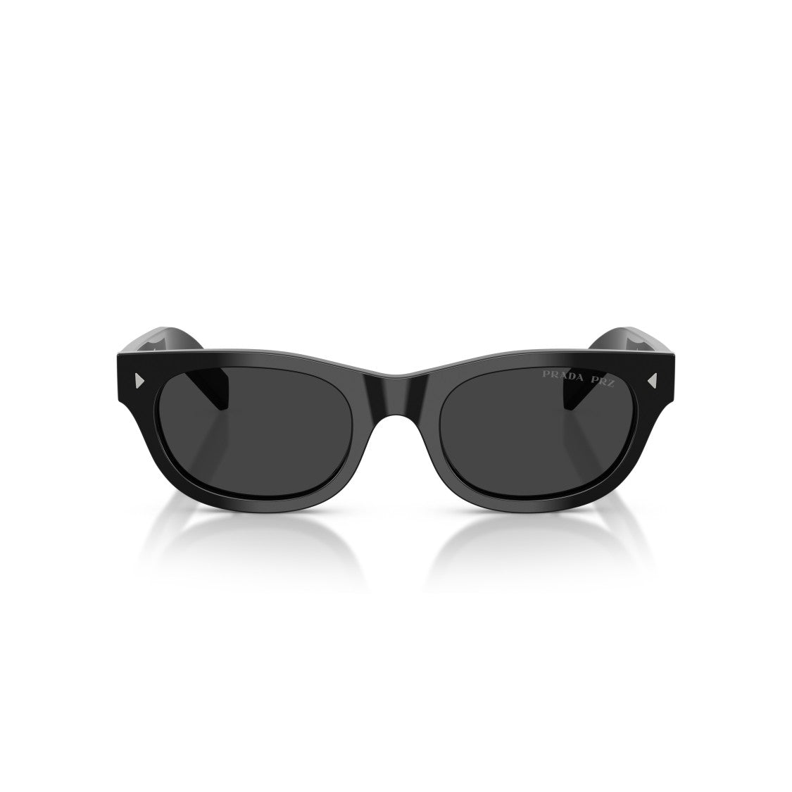 Prada 0Pr C09s Rectangular Black Acetate Sunglasses