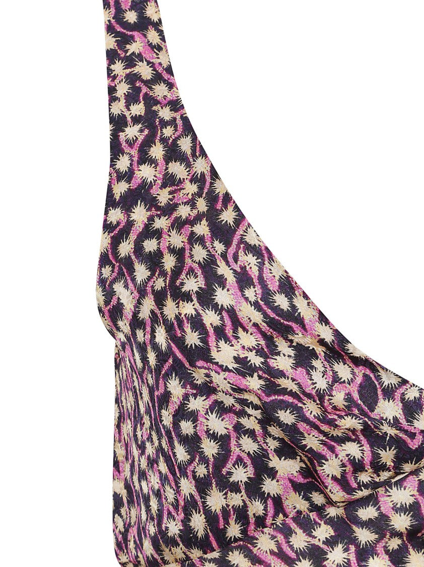 Isabel Marant Flattering Fitted Dress With Abstract Print