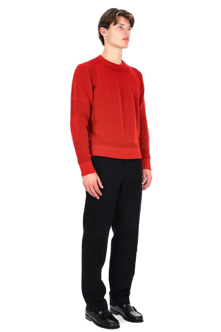 Kenzo Boke Flower Wool-Cotton Crewneck Sweater