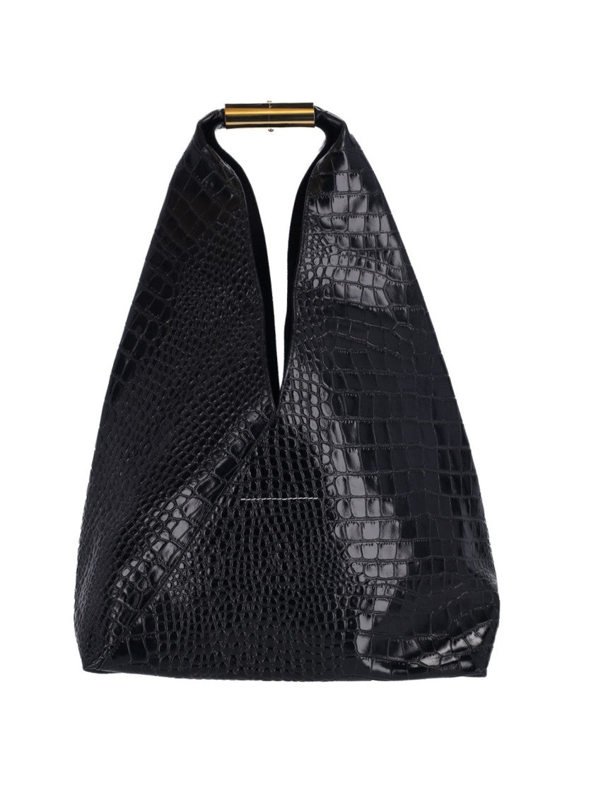 Mm6 By Maison Margiela Black Bag With Structured Silhouette
