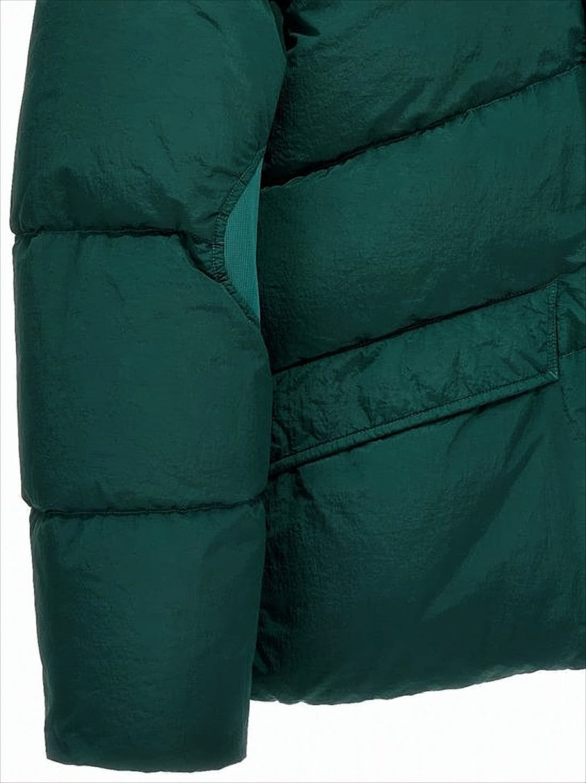 Stone Island Reversible Quilted Puffer Jacket With Hood