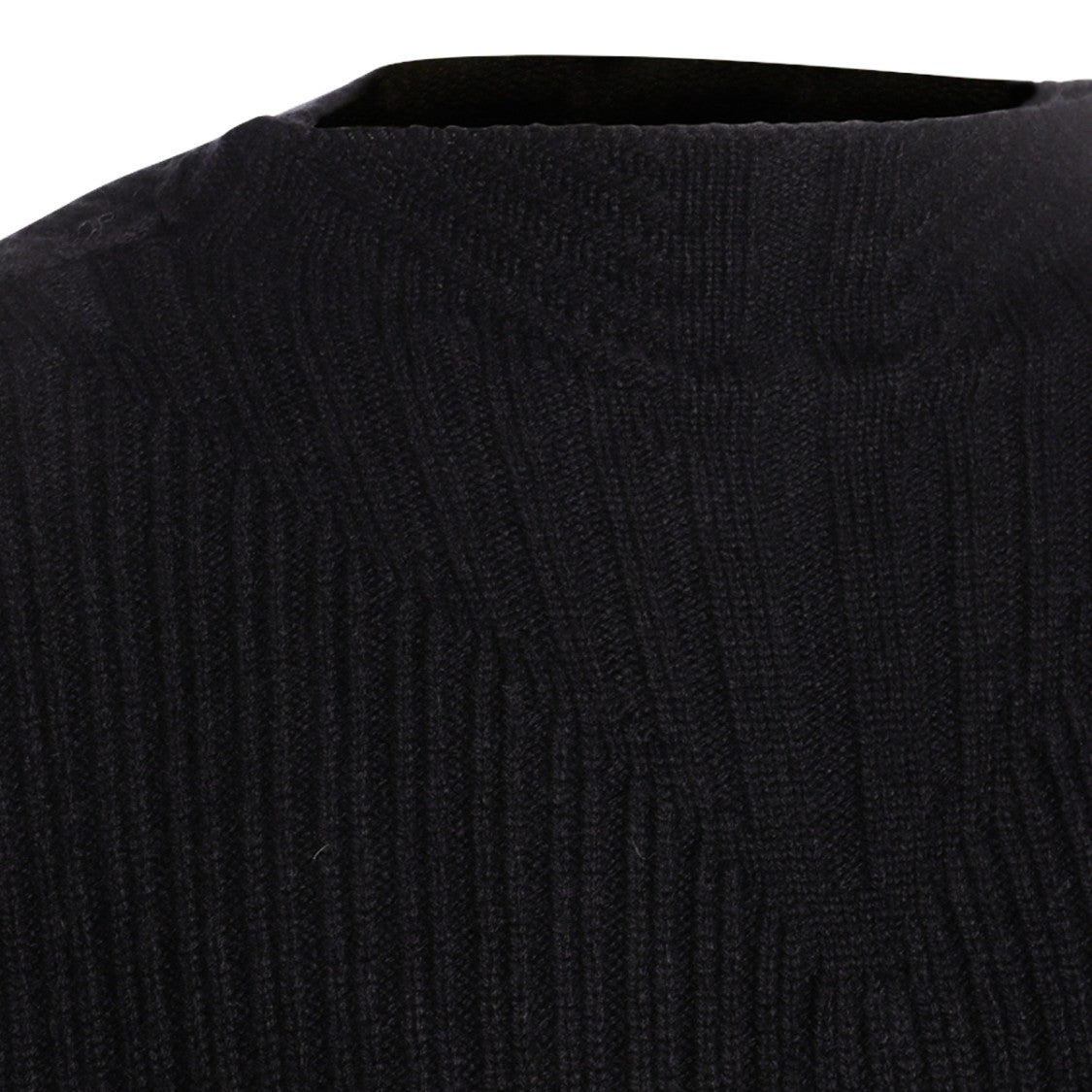 Rick Owens Black Wool Knitwear