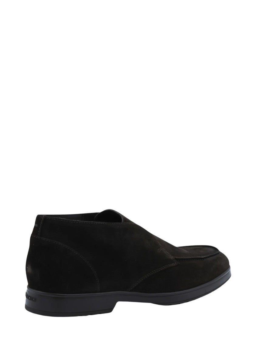 Doucal's Black Suede Desert Boots
