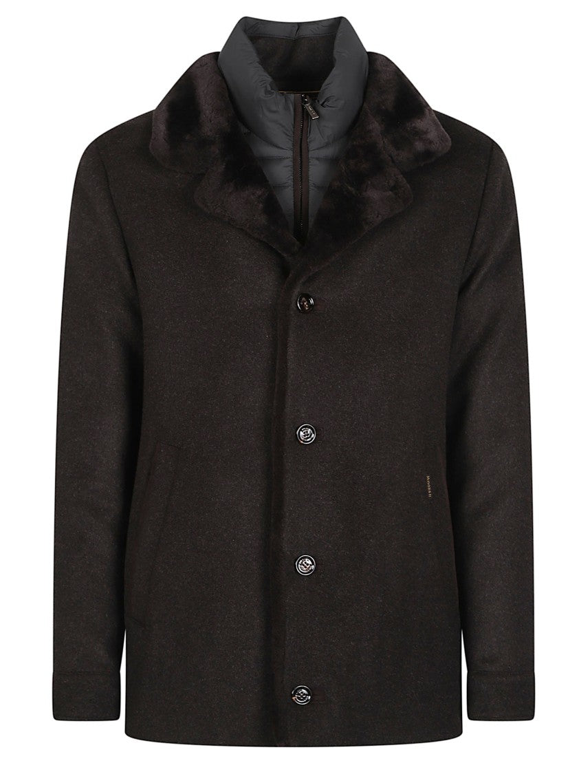 Moorer Teodor-Le Fur-Collar Wool-Cashmere Jacket