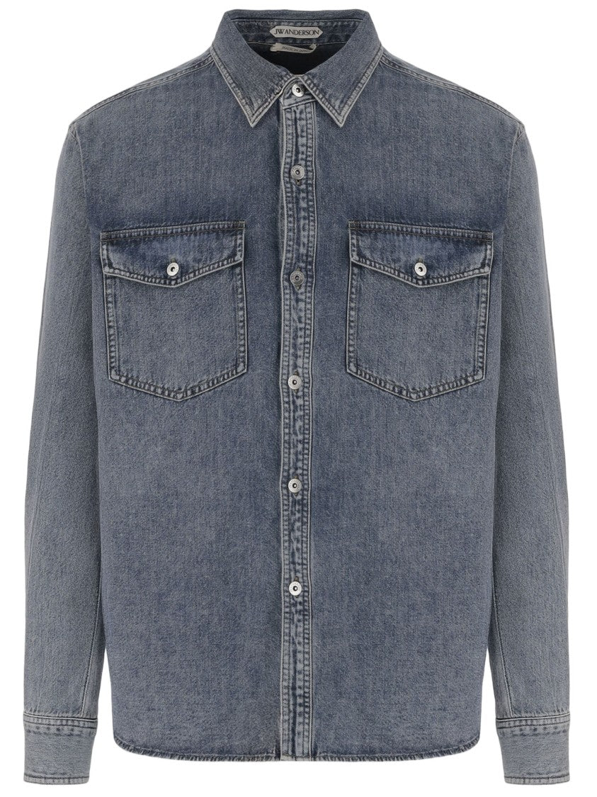 J. W. Anderson Classic Denim Shirt With Contemporary Details