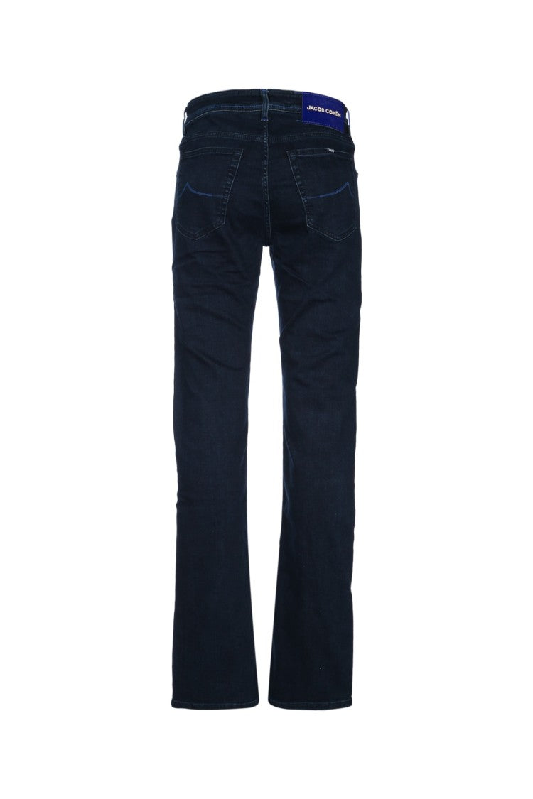 Jacob Cohen Straight-Leg Pants In Dark Wash