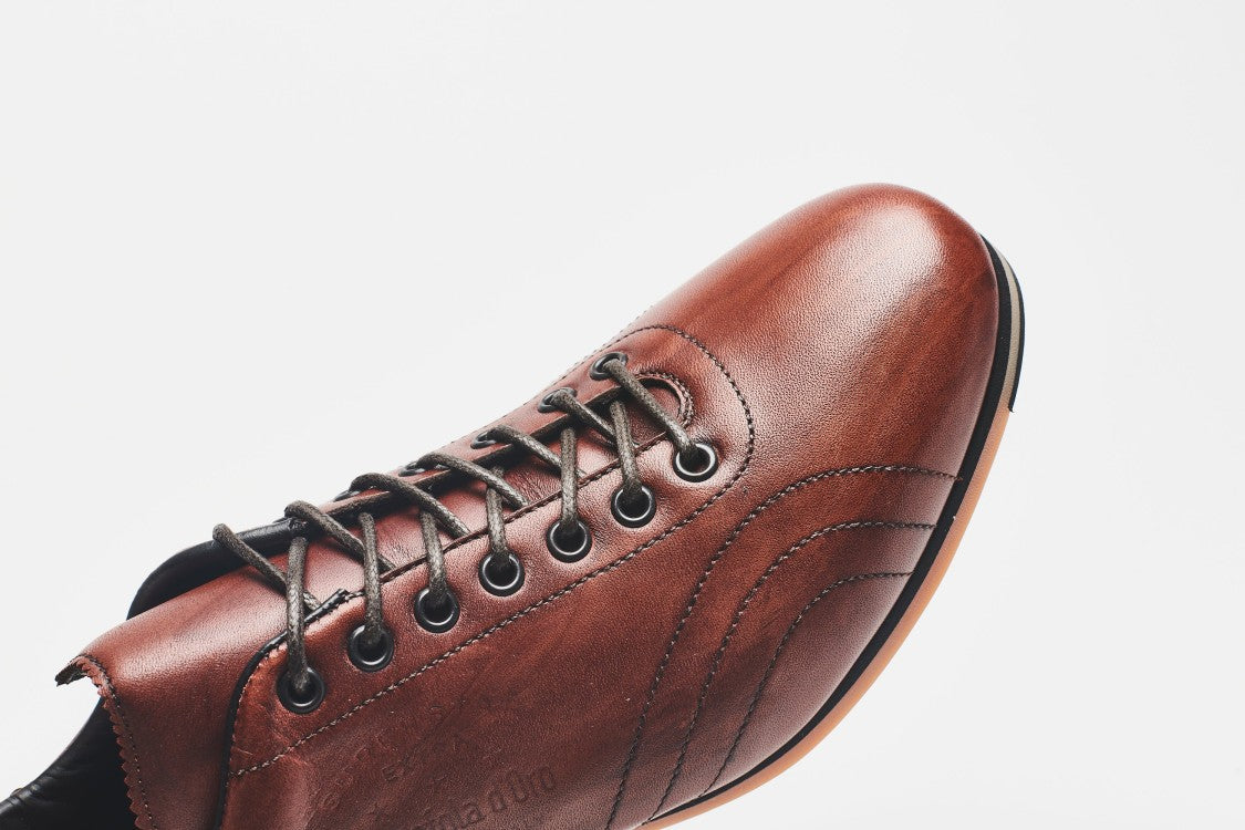 Pantofola D'oro Superleggera Brown Leather Classic Shoes