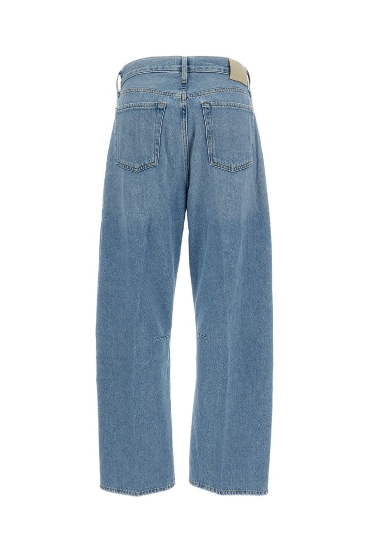 Citizens Of Humanity High-Rise Cropped Jeans With Balloon Leg And Contrast Stitching
