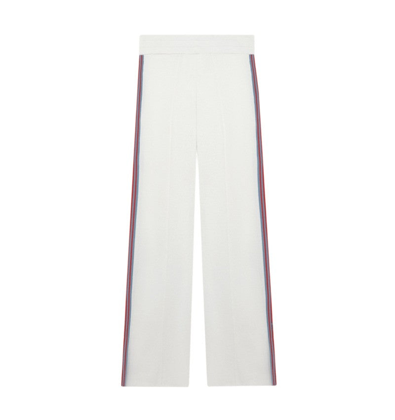 Autry Straight-Leg Pants With Side Slits
