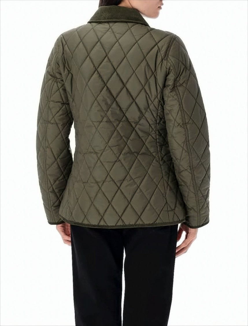 Polo Ralph Lauren Diamond Quilted Padded Jacket With Snap Button Closure